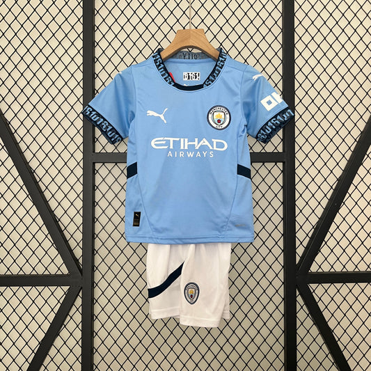 Conjunto niños Manchester City Local 2024/25