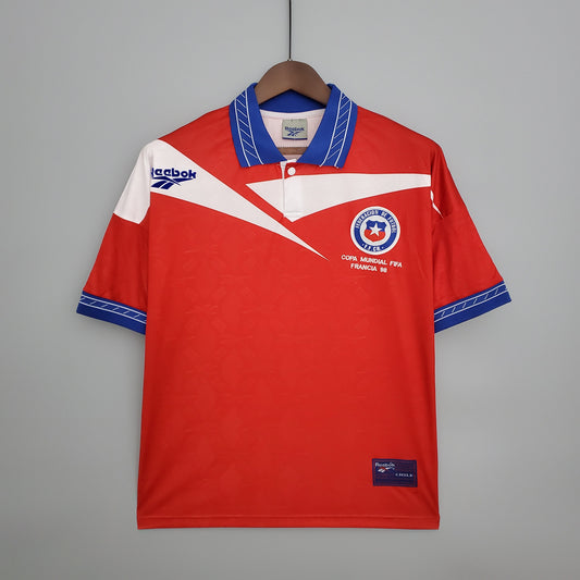 Camiseta Selección Chile mundial 1998 Local | Retro