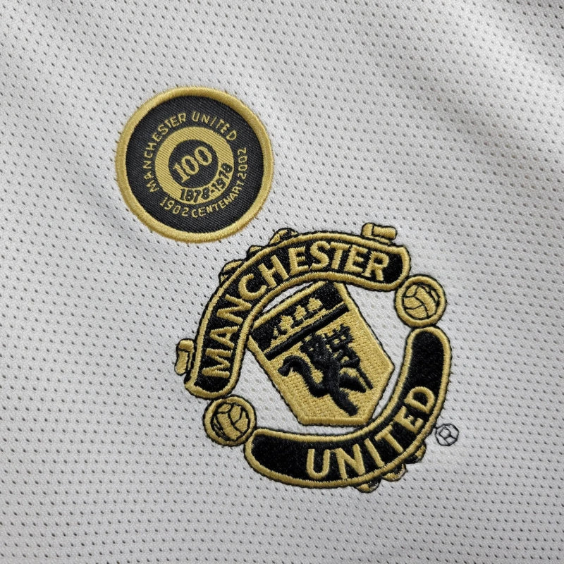 Camiseta Centenario Manchester United 2024-25 manga larga reversible | Versión fan