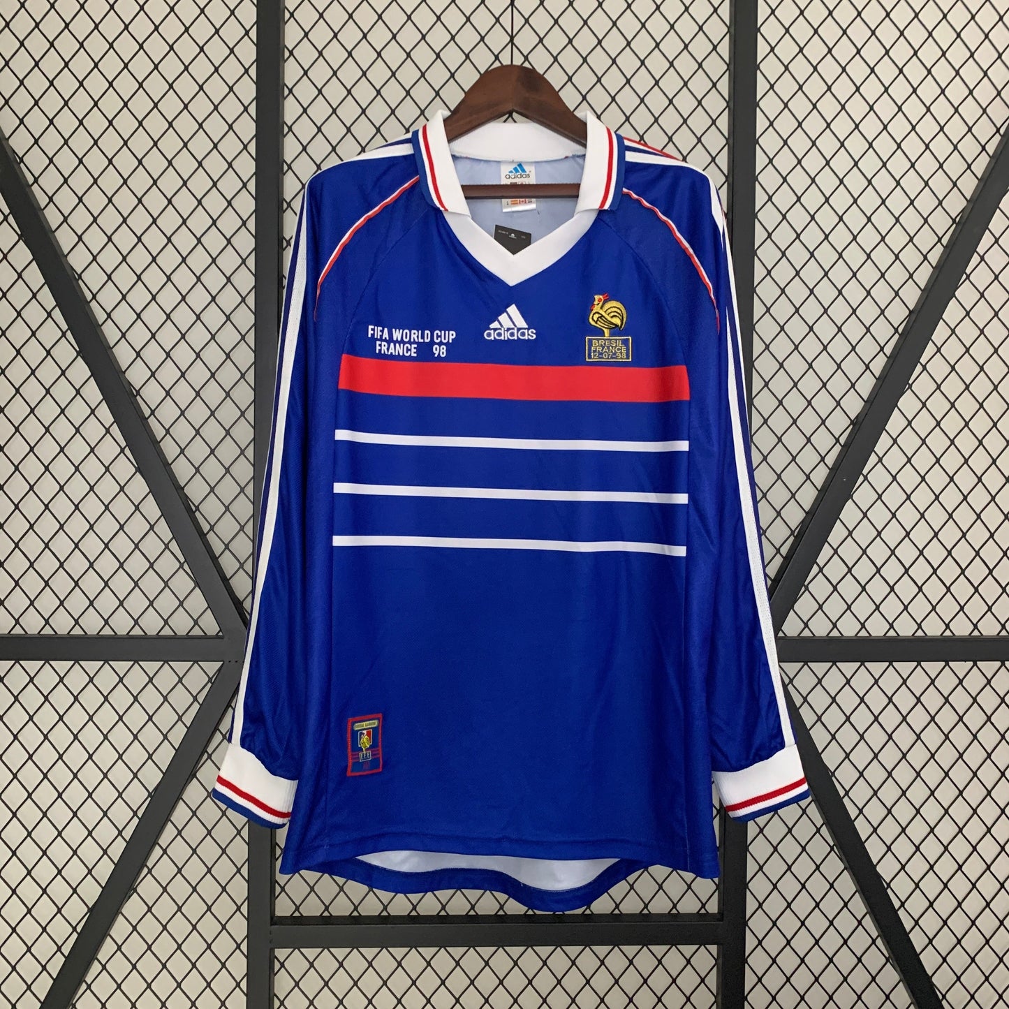 Camiseta Francia 1998 Local | Manga larga Retro