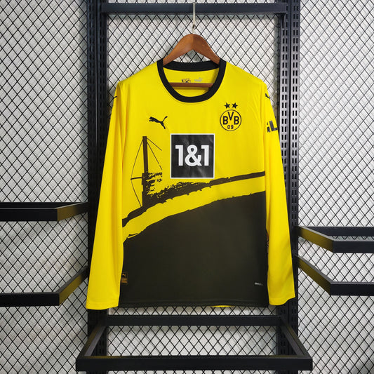 Camiseta Borussia Dortmund Local 2023/24 | Version Fan Manga Larga