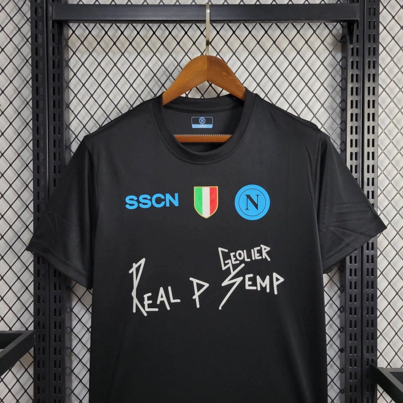 Camiseta Napoli black Edición especial 2024-25 | Versión fan