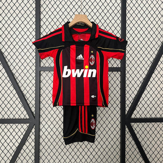 Conjunto niños AC Milan 06/07 Local | Retro