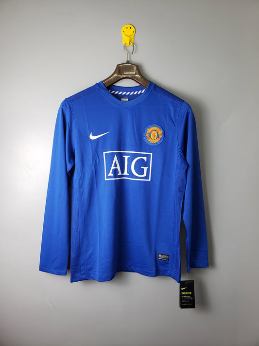 Camiseta Manchester United 2008/09 Tercera | Manga larga Retro