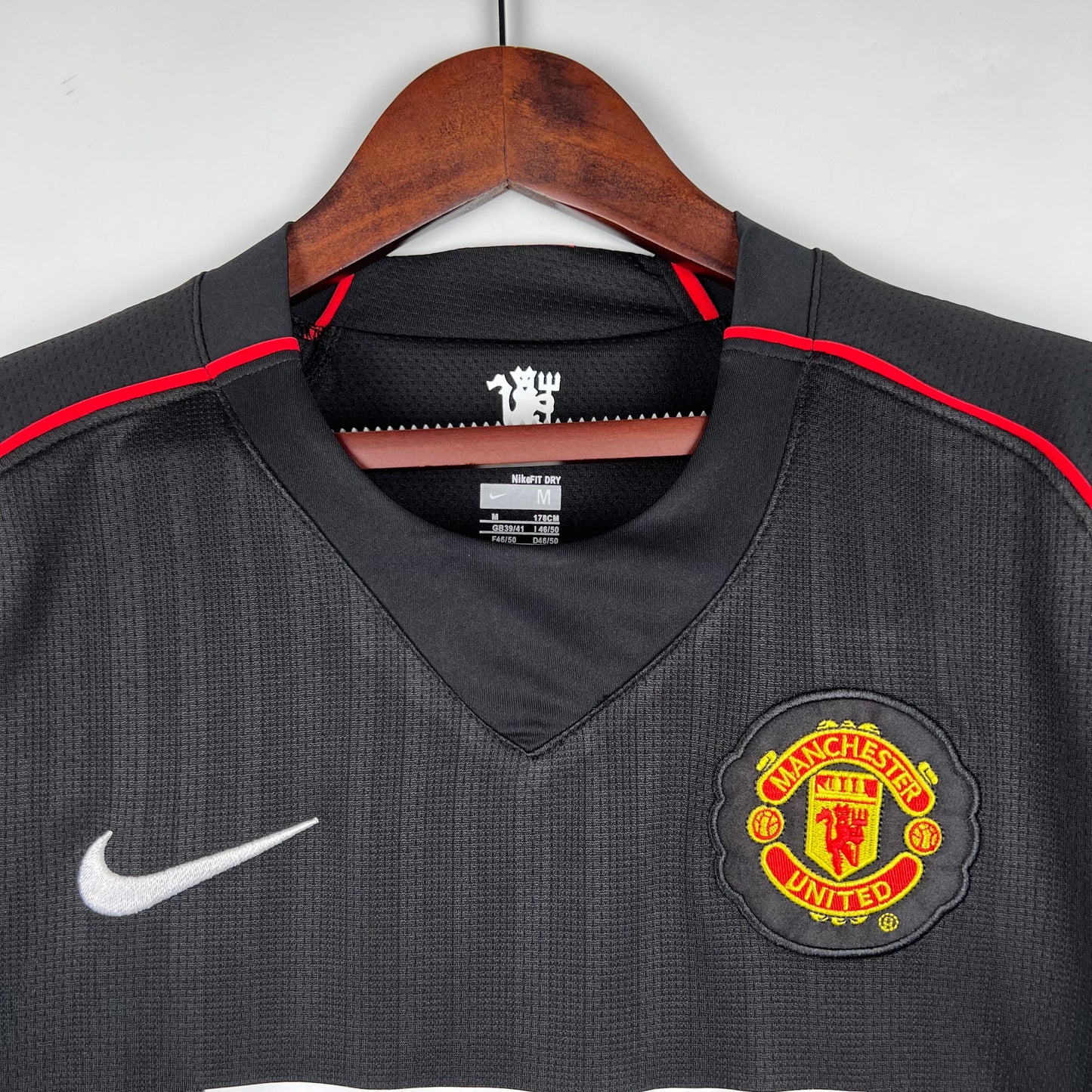 Camiseta Manchester United Negra 2007/08 | Retro